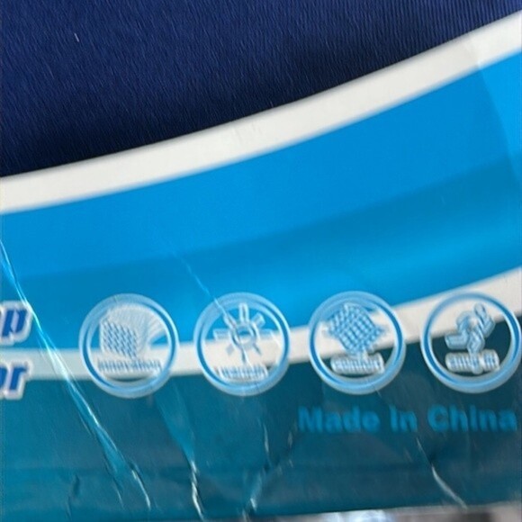 Swan Dark Blue Thermal Long Sleeve Top XL Brushed Interior Warm Base Layer Shirt - Picture 3 of 3